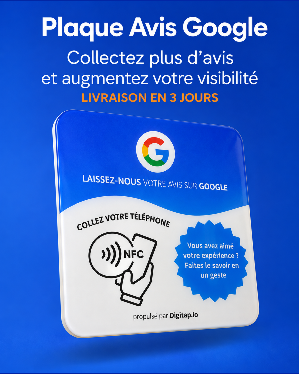 Plaque Avis Google